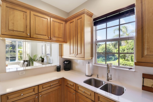 kitchen featuring sink