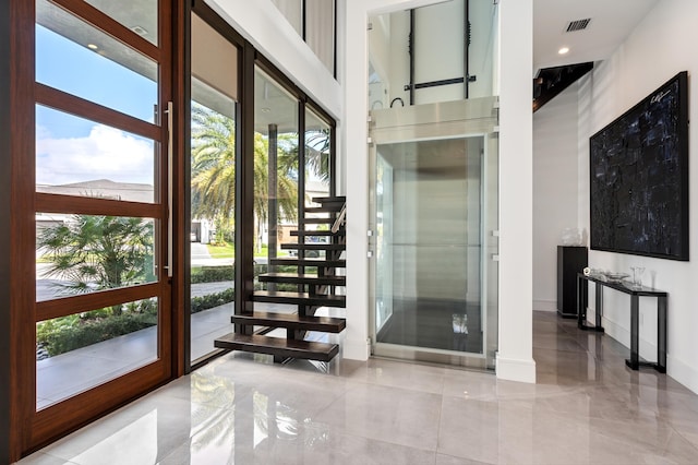 entryway with a wealth of natural light