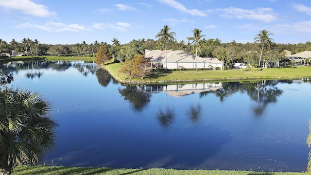 property view of water