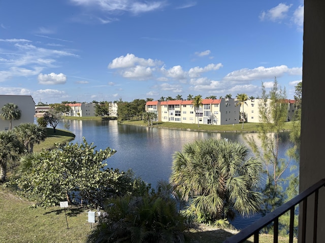 view of water feature