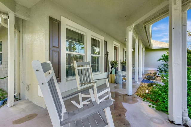 view of patio / terrace featuring a porch