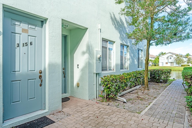 view of entrance to property