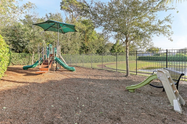 view of play area