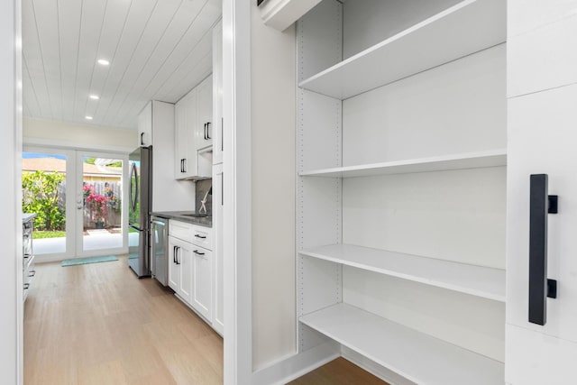 interior space featuring french doors