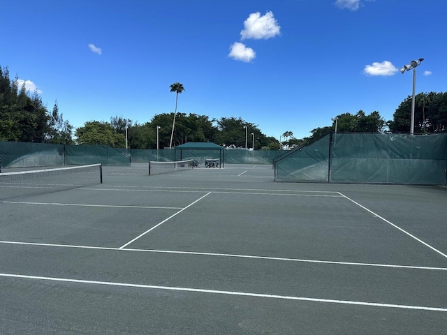 view of sport court