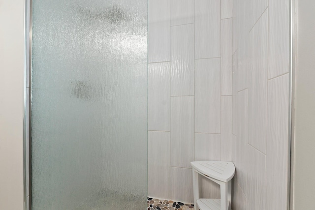 bathroom with walk in shower