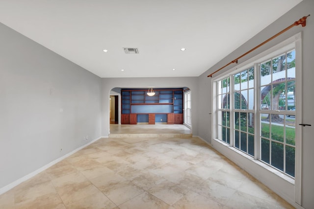 view of unfurnished living room