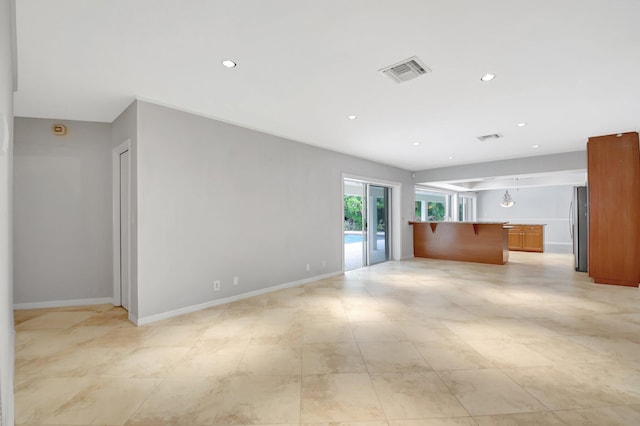 view of unfurnished living room