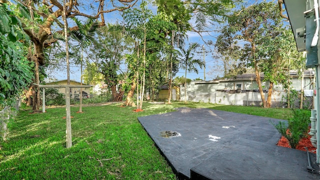 view of yard featuring a patio