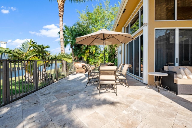 view of patio