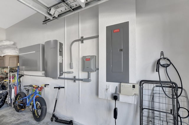 utility room featuring electric panel