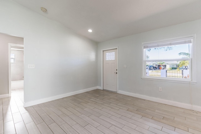 entryway featuring light hardwood / wood-style flooring