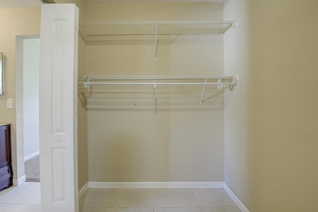 view of closet