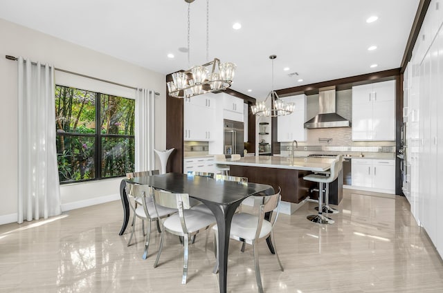 kitchen featuring stainless steel microwave, oven, decorative backsplash, white cabinetry, and extractor fan