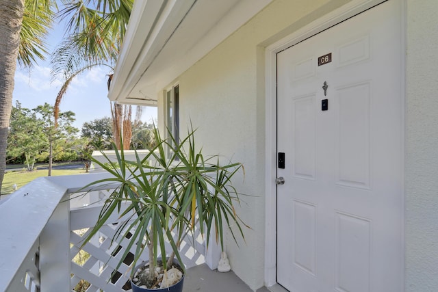 view of property entrance