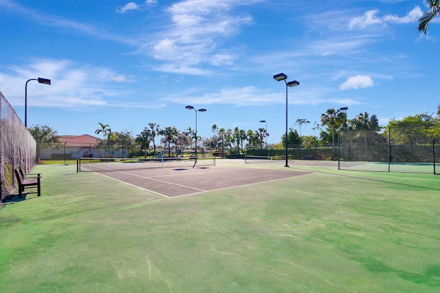 view of sport court