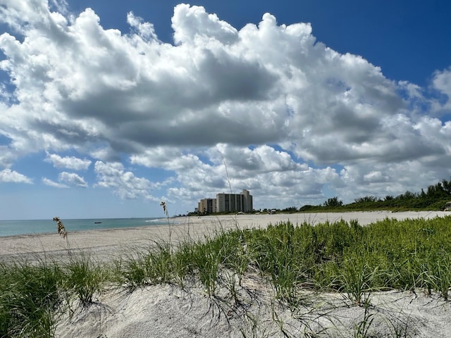 water view with a beach view