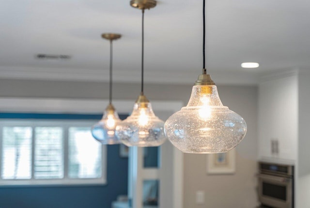 room details featuring stainless steel oven