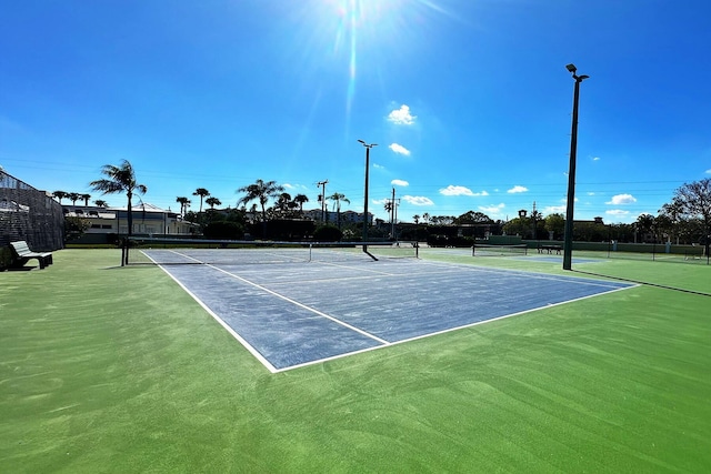 view of sport court featuring basketball court