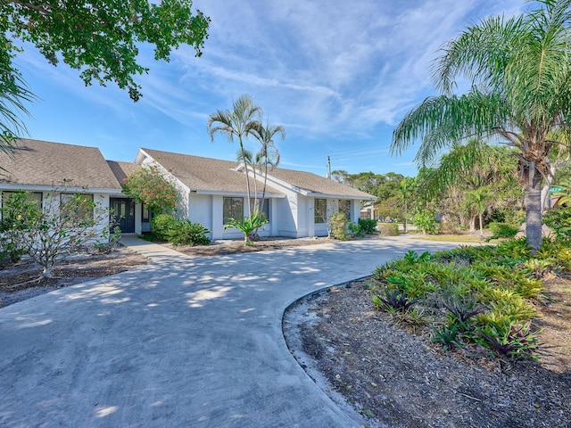 view of ranch-style house