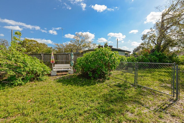 view of yard