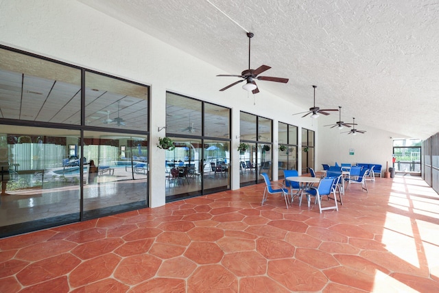 view of patio with a balcony