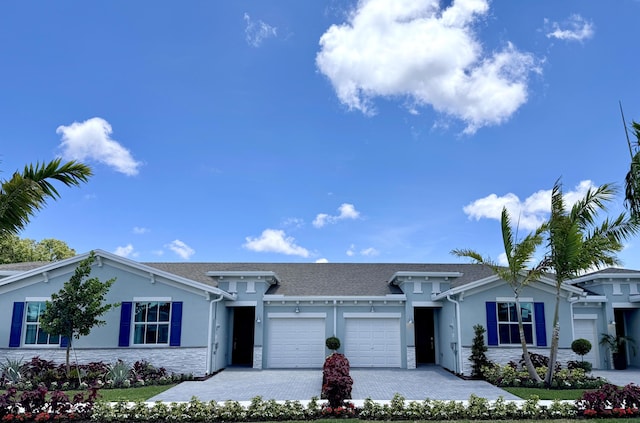 ranch-style house with a garage