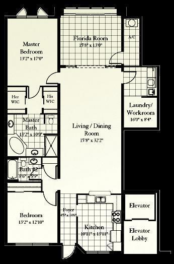 1 Harbour Isle Dr E Unit Ph2, Hutchinson Island, FL 34949 - property floor plan