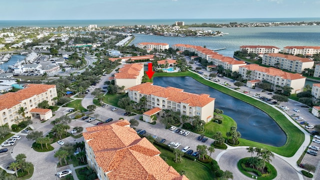 1 Harbour Isle Dr E Unit Ph2, Hutchinson Island, FL 34949 - drone / aerial view of a large body of water and apartment complex