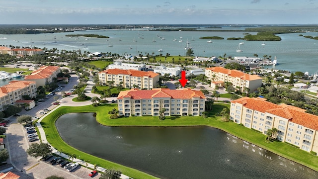 1 Harbour Isle Dr E Unit Ph2, Hutchinson Island, FL 34949 - bird's eye view of apartment complex / building and a large body of water