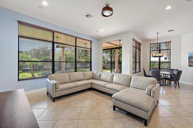 home office featuring lofted ceiling and ceiling fan