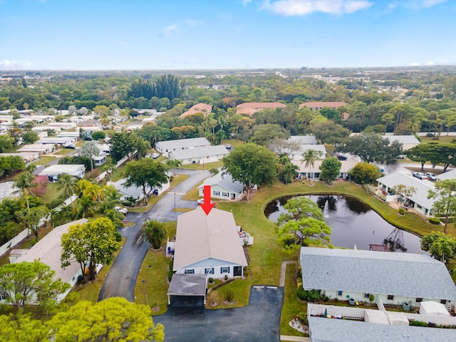 4439 Walden Cir, Lake Worth, FL 33463 - aerial view featuring a water view
