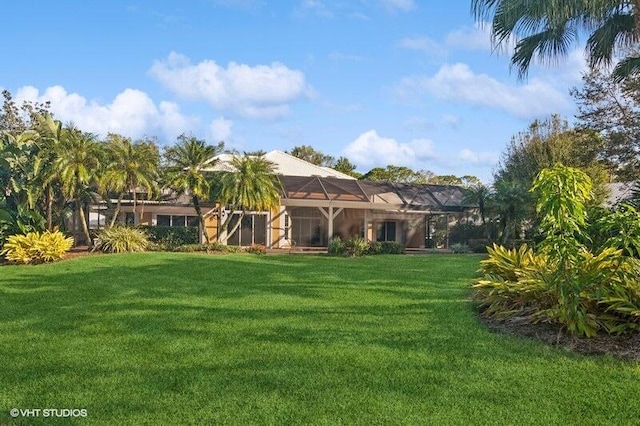 exterior space with a lanai