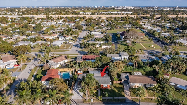 1503 Shirley Ct, Lake Worth, FL 33461 - aerial overview of property's location featuring nearby suburban area