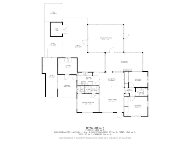 1503 Shirley Ct, Lake Worth, FL 33461 - floor plan / room layout