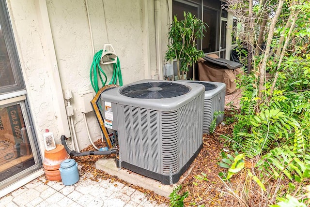 exterior details with central AC unit