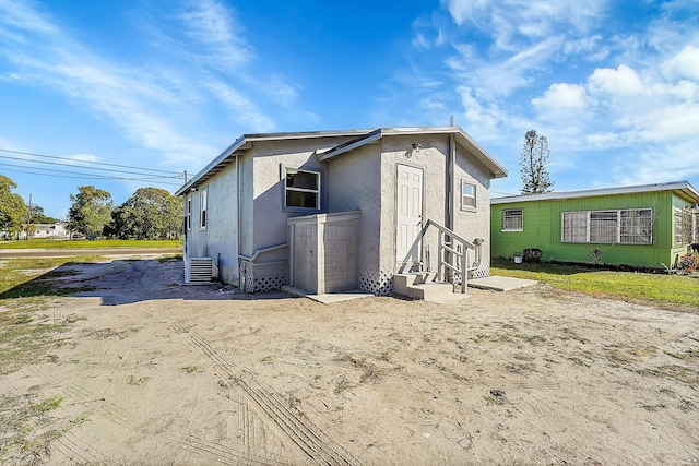 view of back of property