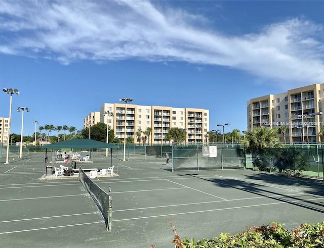 view of sport court