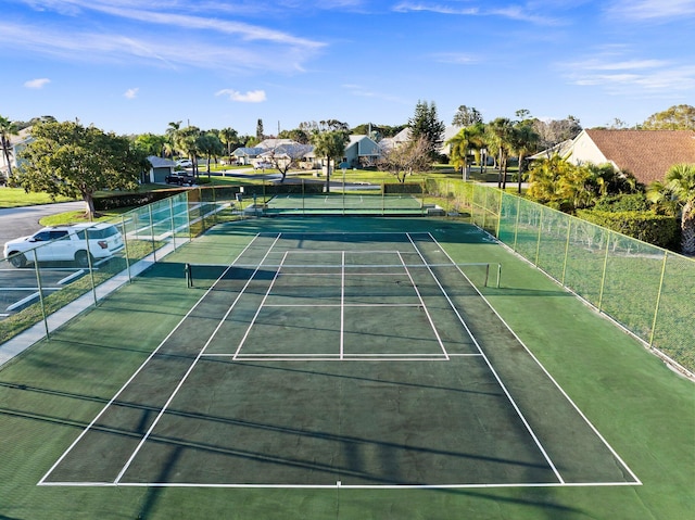 view of sport court