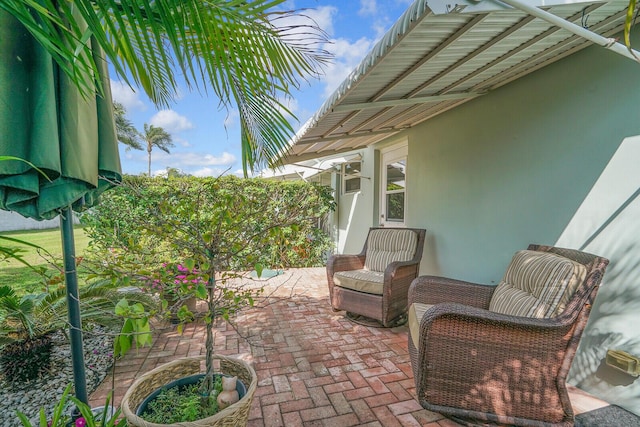 view of patio