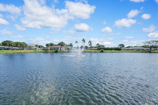 property view of water