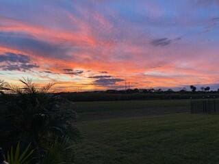 view of nature at dusk