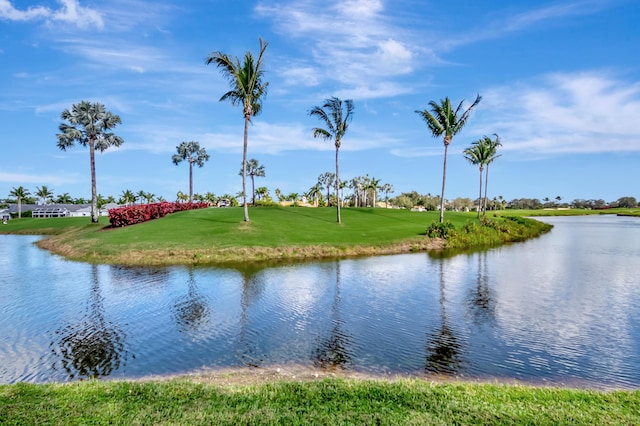 view of water feature