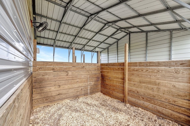 view of horse barn