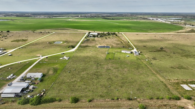 bird's eye view featuring a rural view