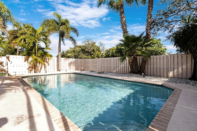 view of pool