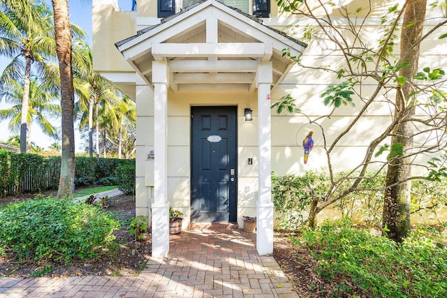 view of entrance to property