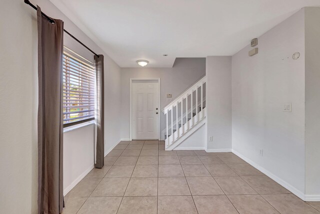 view of tiled entryway