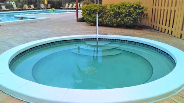 view of pool