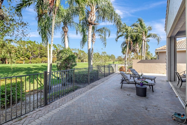 view of patio